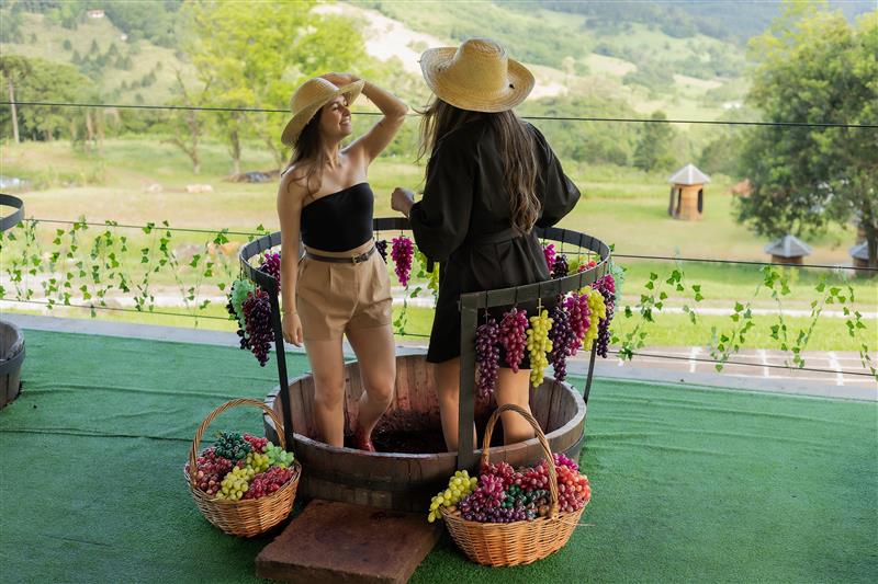 Pisa das uvas em Canela e Gramado: viva uma experiência única na Serra Gaúcha